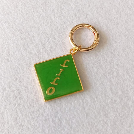 Medaglietta linea "elegant" rombo grande