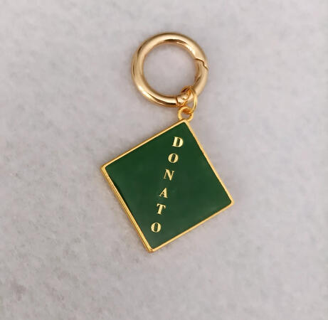 Medaglietta linea "elegant" rombo grande