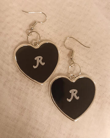 Orecchini cuore personalizzati