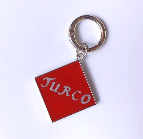 Medaglietta linea "elegant" rombo grande red